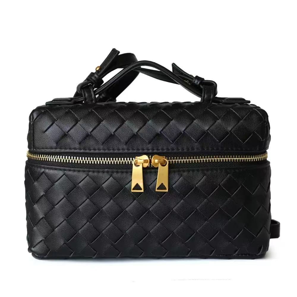 Woven Box Top Handle bag