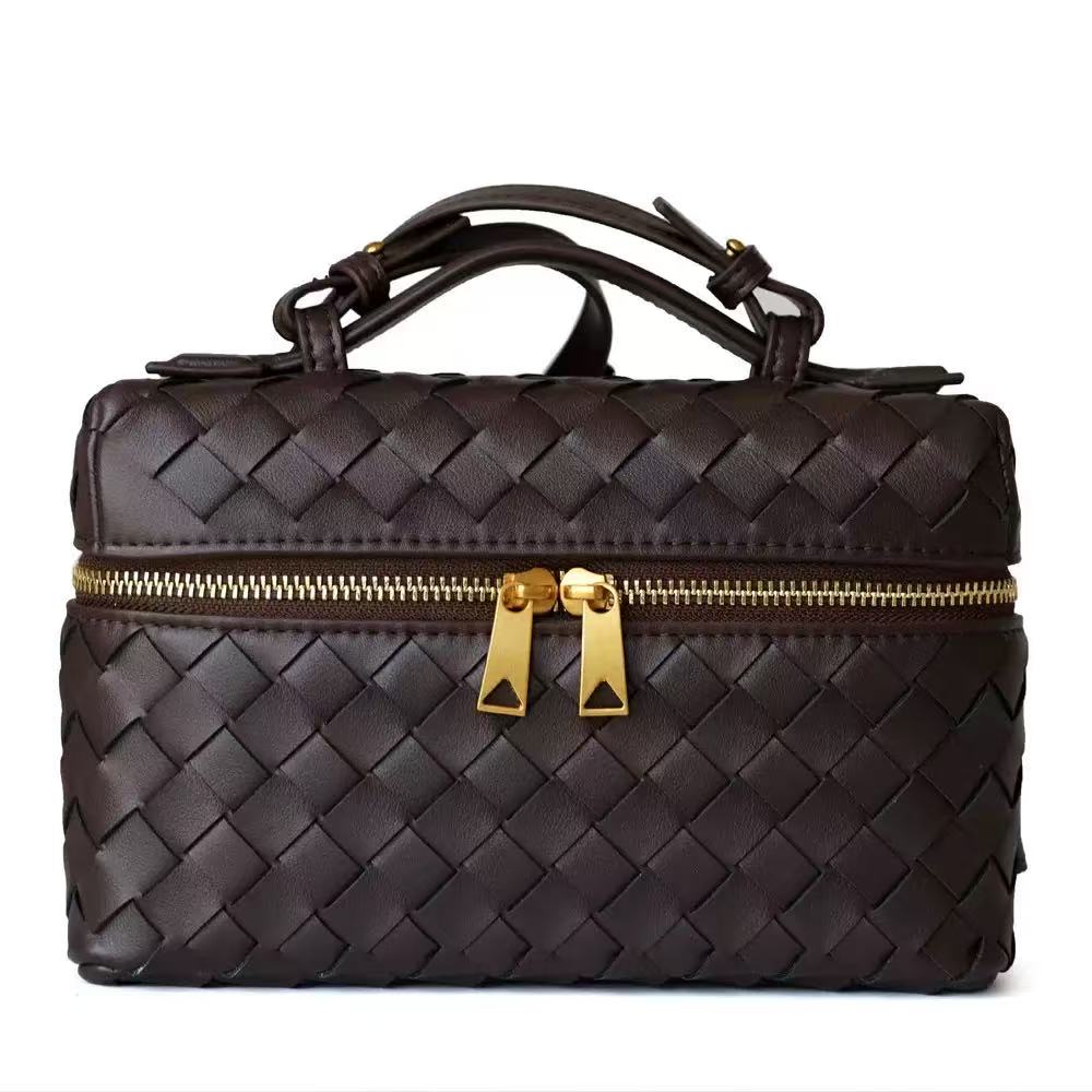 Woven Box Top Handle bag