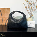 Woven Sheepskin Leather Bag