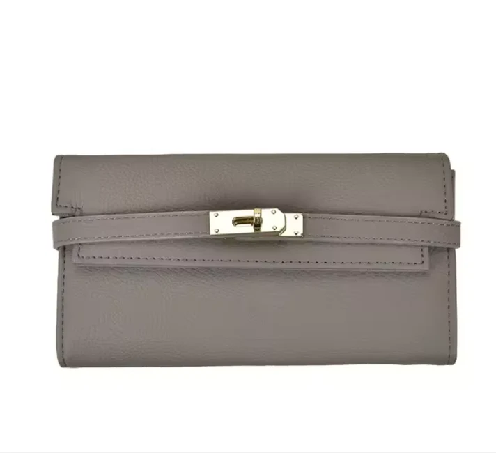 Leather Toggle Wallet