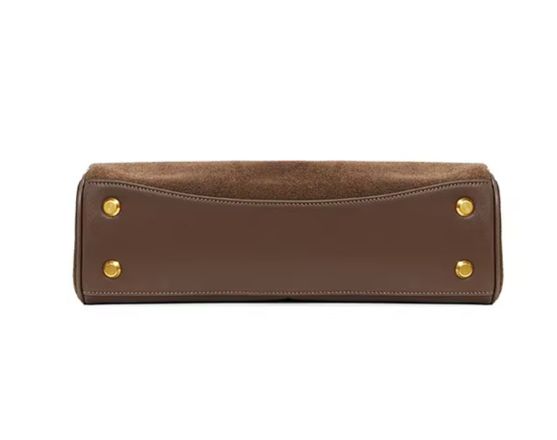 Suede Cowhide Shoulder Bag